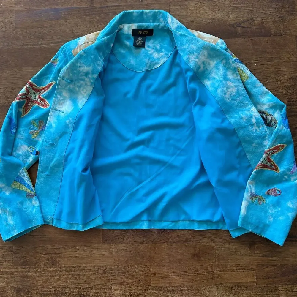 Bala Bala Coastal Breeze Jacket—Beach Cottage Vibes, Silk Inner Lining​